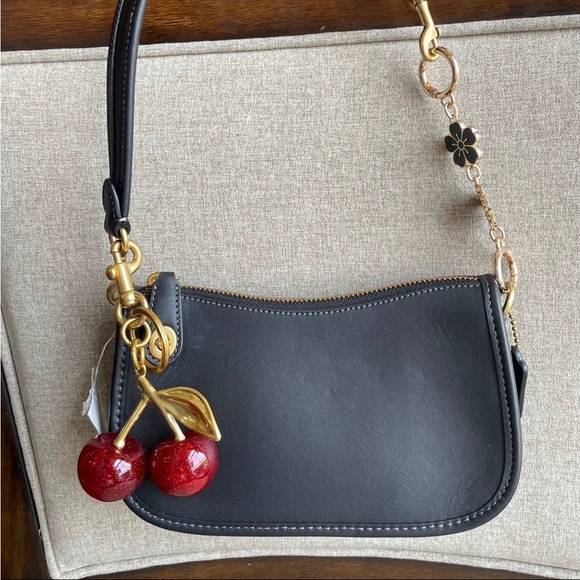 Coach Handbags - NWT！COACH Swinger Bag 20 （C2643）with Sakura Extend Chain and Cherry Keychain
